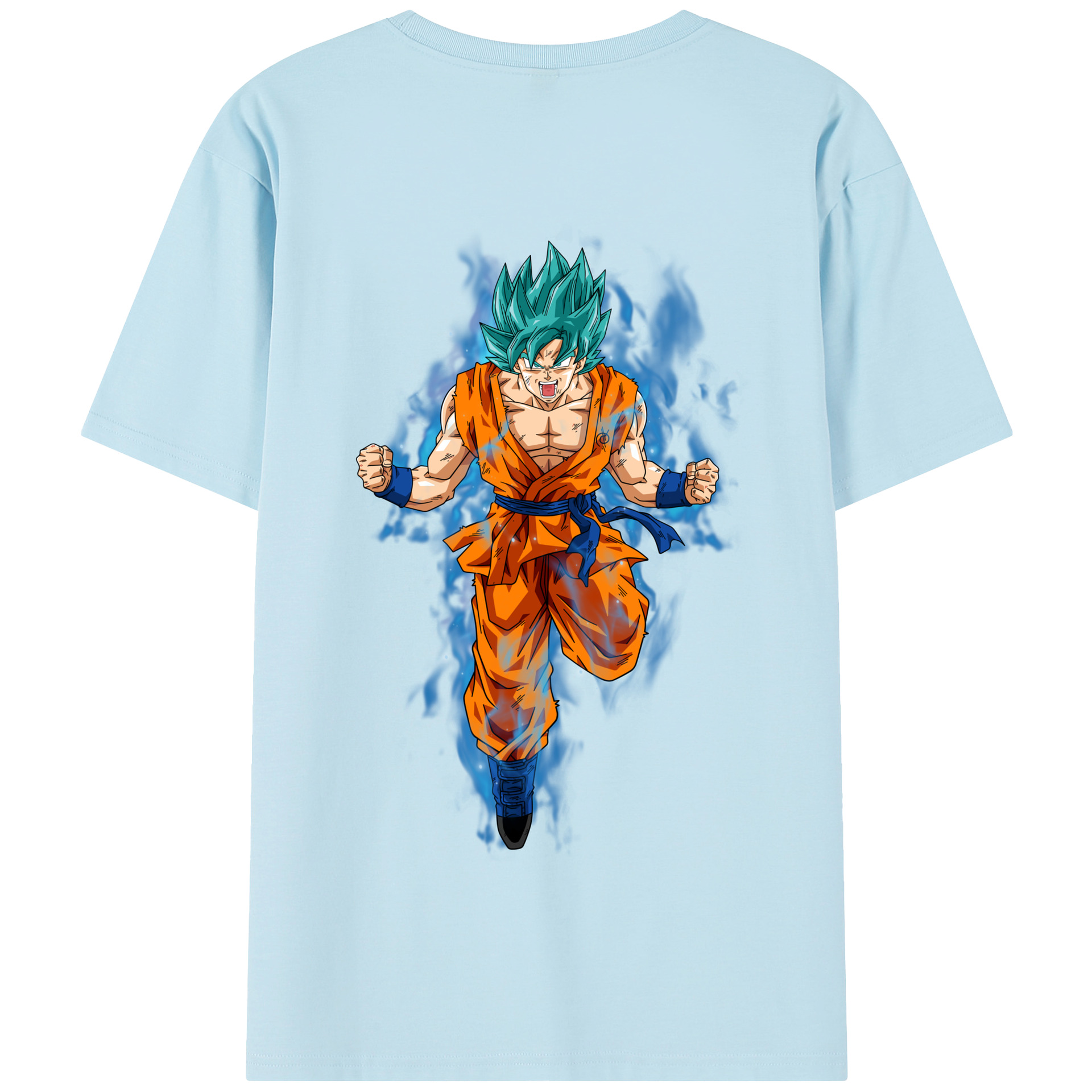 （画像用） ドラゴンボール 孫 悟飯（そんごはん）DRAGON BALL Son Gohan 綿100％半袖Tシャツ（背面プリント）